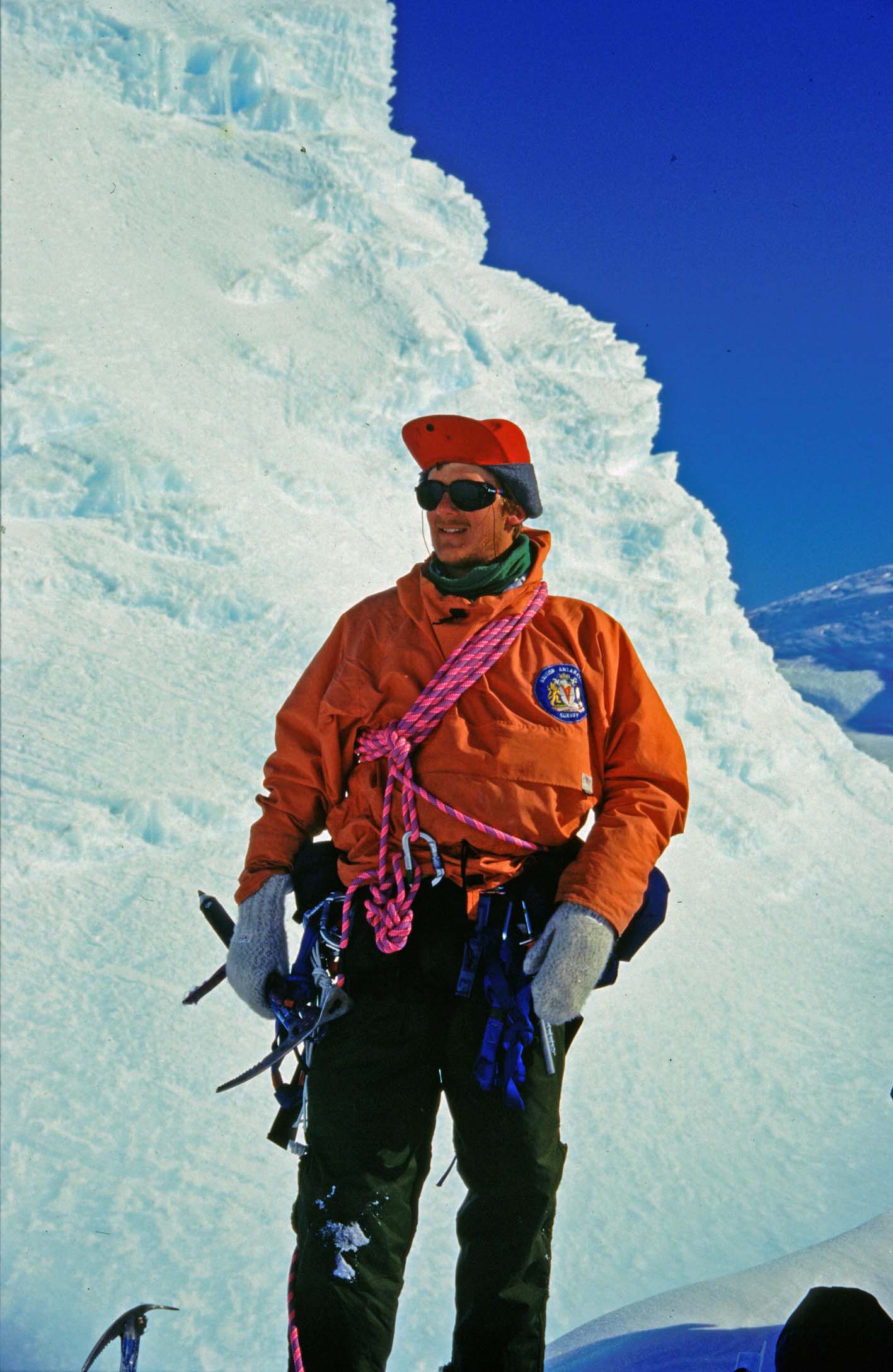 Graeme Hart on a field trip in Antarctica